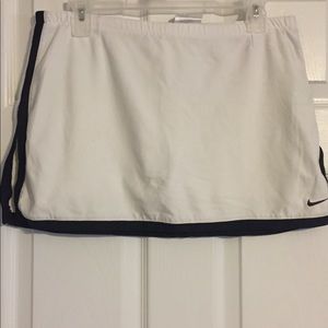 Nike white tennis skirt